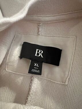BR Logo Crewneck Sweater in Light Beige Mens XL